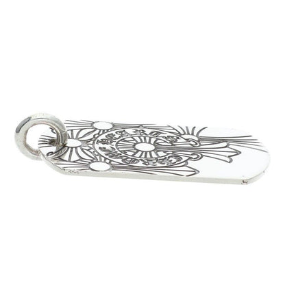 Chrome Hearts D Tag Lrg God Bless God Breath Dog Tag Large Necklace Top — view 3