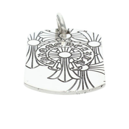 Chrome Hearts D Tag Lrg God Bless God Breath Dog Tag Large Necklace Top — view 5