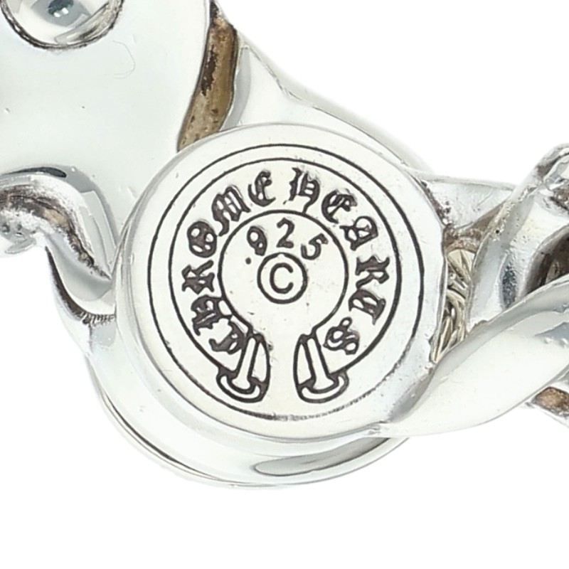 Chrome Hearts Fncy Chn Lnk Fancy Link Clip Silver Bracelet — view 3