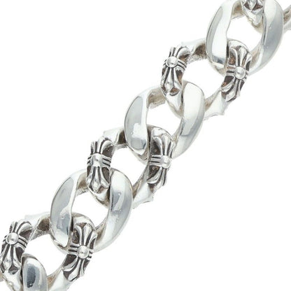 Chrome Hearts Fncy Chn Lnk Fancy Link Clip Silver Bracelet — view 5