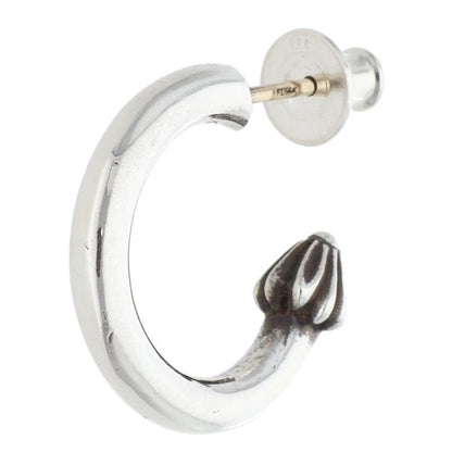 Chrome Hearts Hoop Plain Silver Earrings