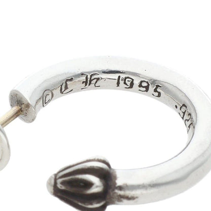 Chrome Hearts Hoop Plain Silver Earrings — view 3