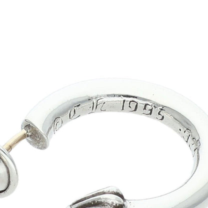 Chrome Hearts Hoop Plain Silver Earrings — view 3