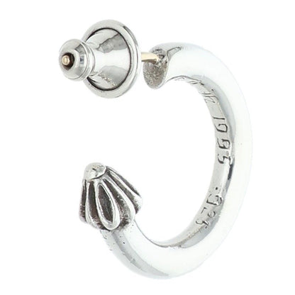 Chrome Hearts Hoop Plain Silver Earrings — view 2