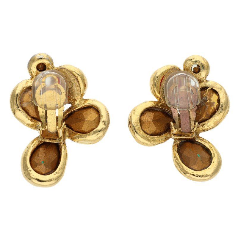 Chanel Gripoix Color Stone Earrings — view 2
