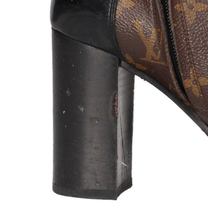 Louis Vuitton Star Trail Line Monogram Lace Up Heels Boots — view 5
