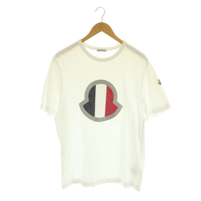 Moncler T-Shirt Short Sleeve Logo M White