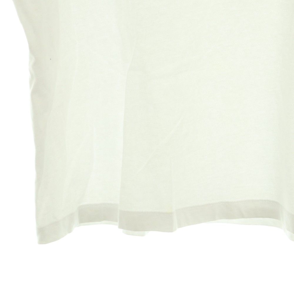 Moncler T-Shirt Short Sleeve Logo M White — view 5