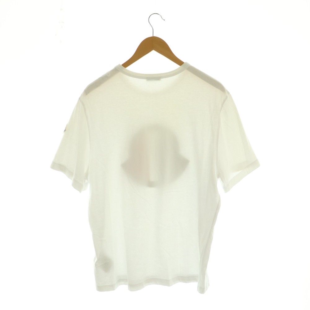 Moncler T-Shirt Short Sleeve Logo M White — view 2