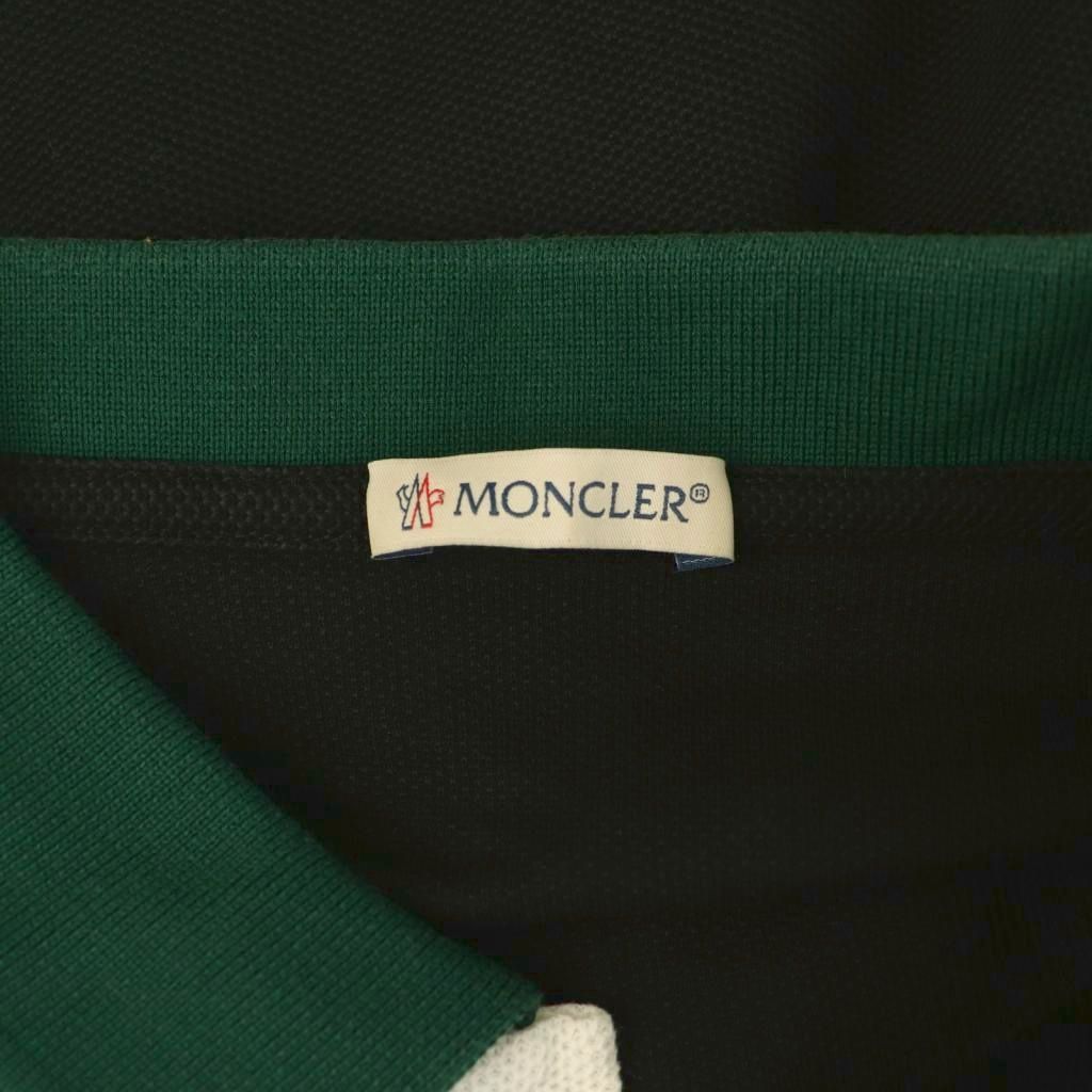 Moncler Maglia Polo Manica Corta Shirt Short Sleeve M Black Green — view 6