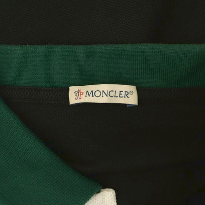 Moncler Maglia Polo Manica Corta Shirt Short Sleeve M Black Green — view 6
