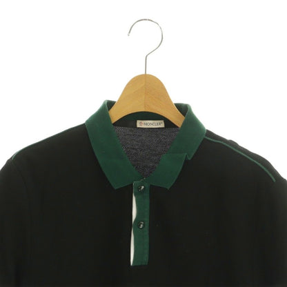 Moncler Maglia Polo Manica Corta Shirt Short Sleeve M Black Green — view 3