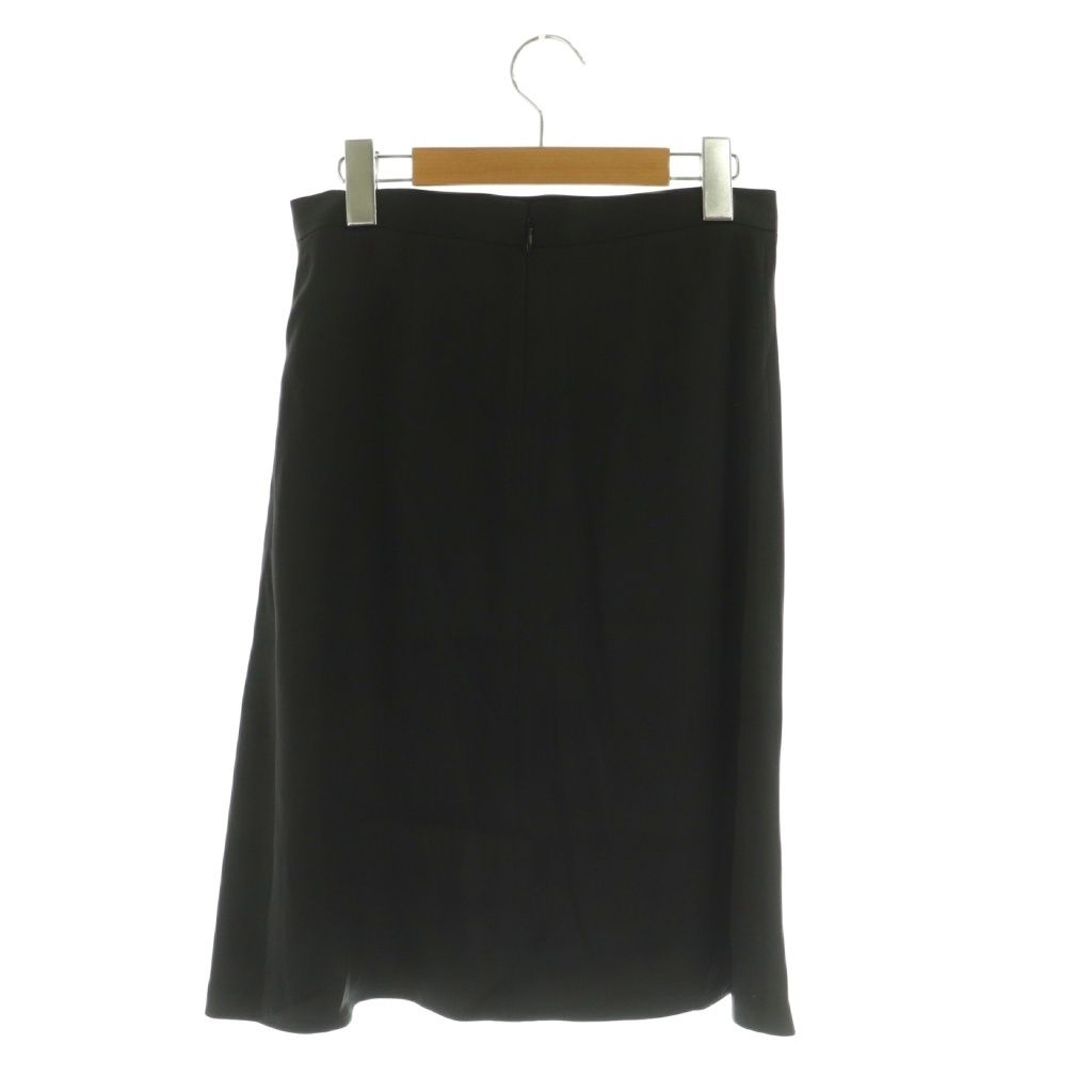 Celine Phoebe Philo Era Skirt Knee Length Silk 36 Black — view 2