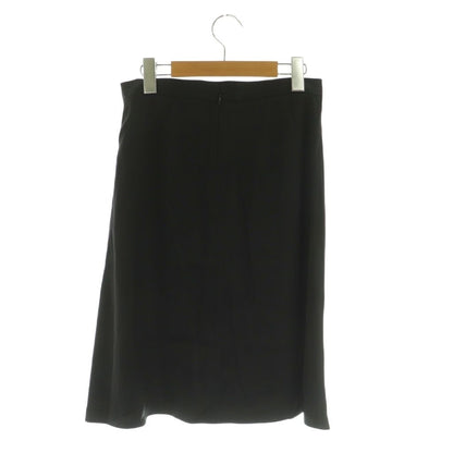 Celine Phoebe Philo Era Skirt Knee Length Silk 36 Black — view 2