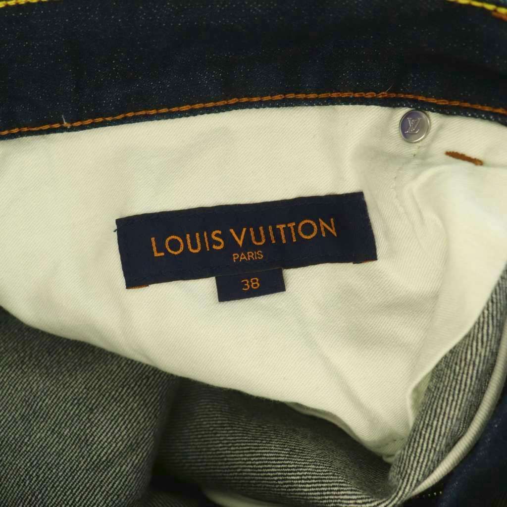 Louis Vuitton Denim Pants Jeans Navy — view 7