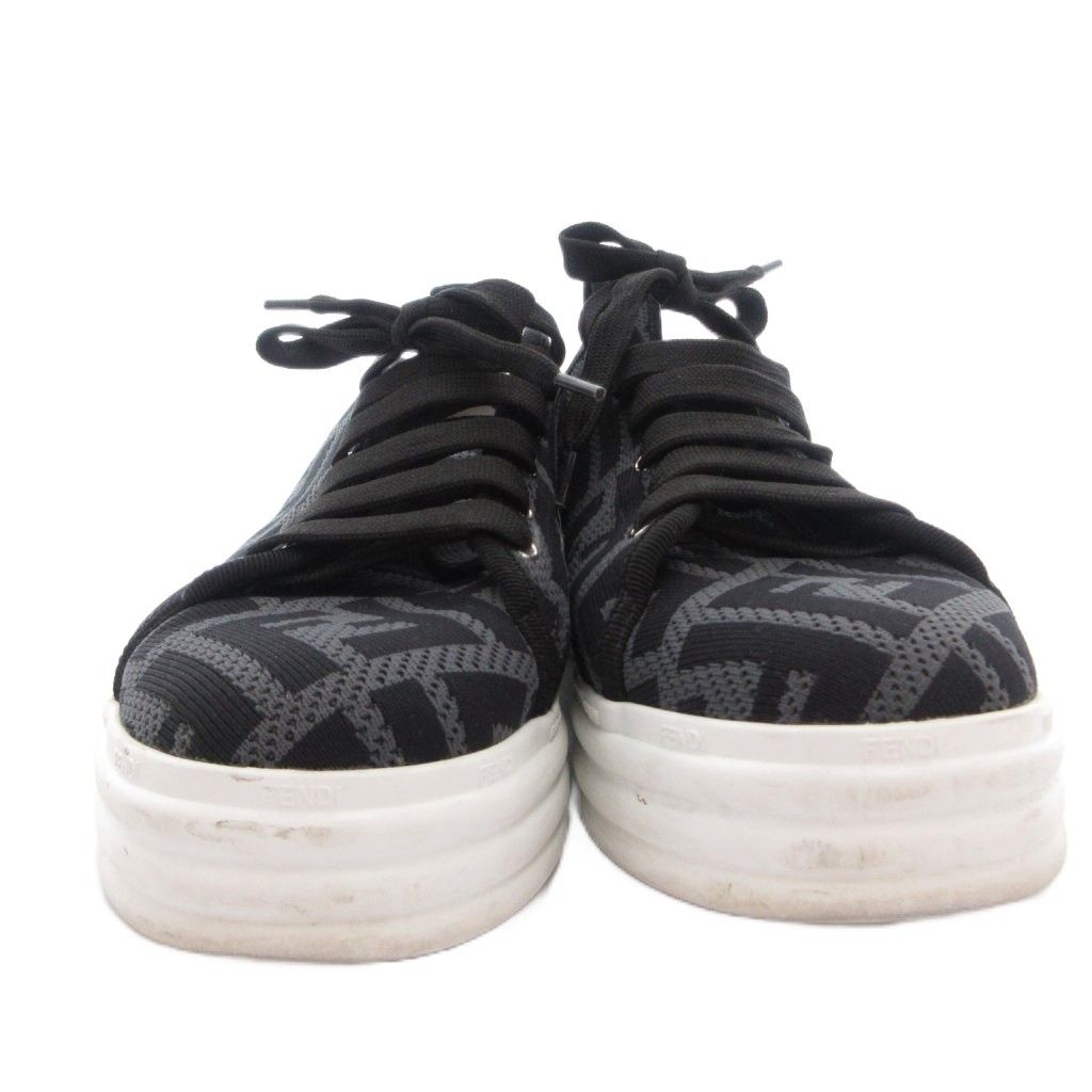 Fendi Sneakers Shoes Low Cut Zucca Pattern 36 Gray — view 3