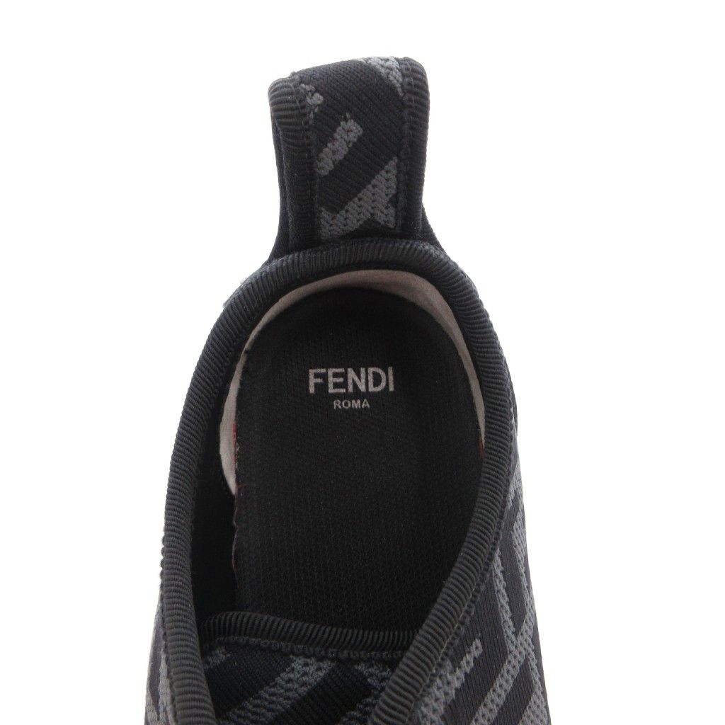 Fendi Sneakers Shoes Low Cut Zucca Pattern 36 Gray — view 7