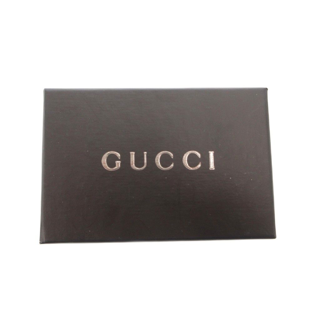 Gucci Key Case 6 Consecutive GG Pattern Canvas Leather Logo Plate Black Key — view 7