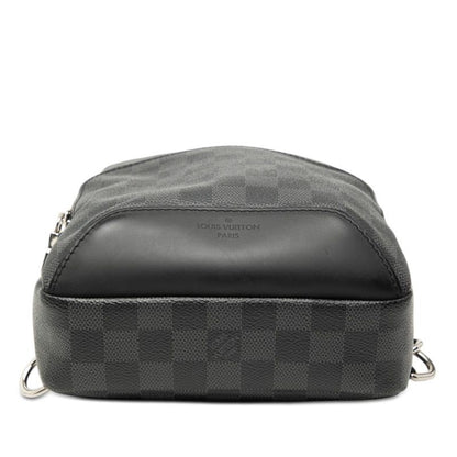 Louis Vuitton Damier Avenue Sling Bag Black Leather — view 3