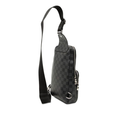 Louis Vuitton Damier Avenue Sling Bag Black Leather — view 2