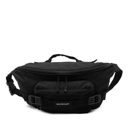 Balenciaga Army Large Belt Bag Black Polyester Polyamide