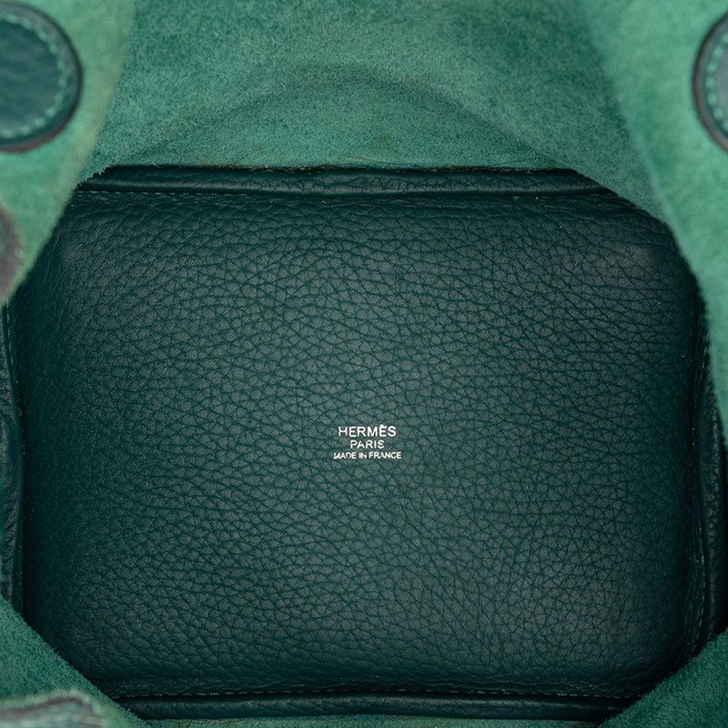 Hermes Picotin Lock PM Handbag Malachite Green Togo — view 5