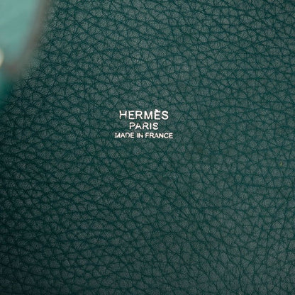 Hermes Picotin Lock PM Handbag Malachite Green Togo — view 6