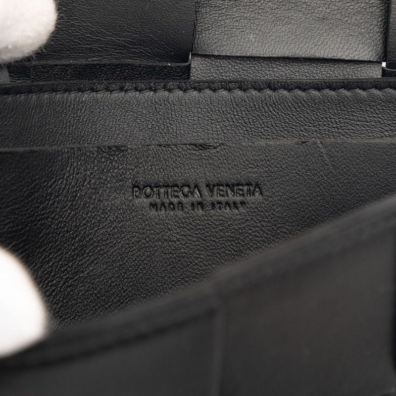 Bottega Veneta Maxi Intrecciato Cassette Belt Bag Black Leather — view 5