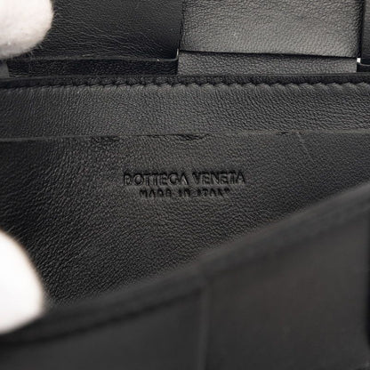 Bottega Veneta Maxi Intrecciato Cassette Belt Bag Black Leather — view 5