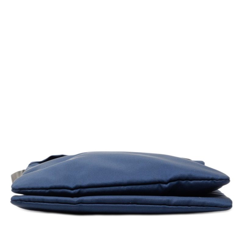 Prada Shoulder Bag Navy Black Nylon — view 3