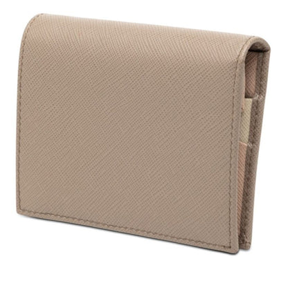 Prada Bifold Wallet Gray Multicolor Saffiano Leather — view 2