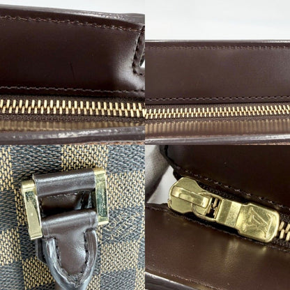 Louis Vuitton Tote Venice PM Handbag Damier Canvas Brown Gold — view 7