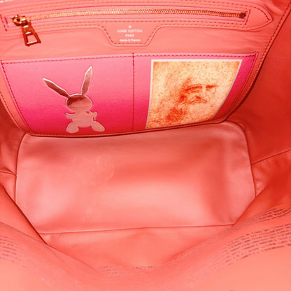Louis Vuitton Tote Masters Collection Neverfull MM Mona Lisa Poppy Petal — view 4