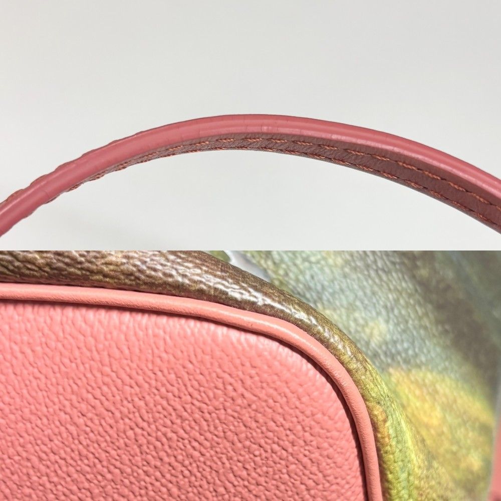 Louis Vuitton Tote Masters Collection Neverfull MM Mona Lisa Poppy Petal — view 8