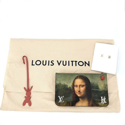 Louis Vuitton Tote Masters Collection Neverfull MM Mona Lisa Poppy Petal — view 9