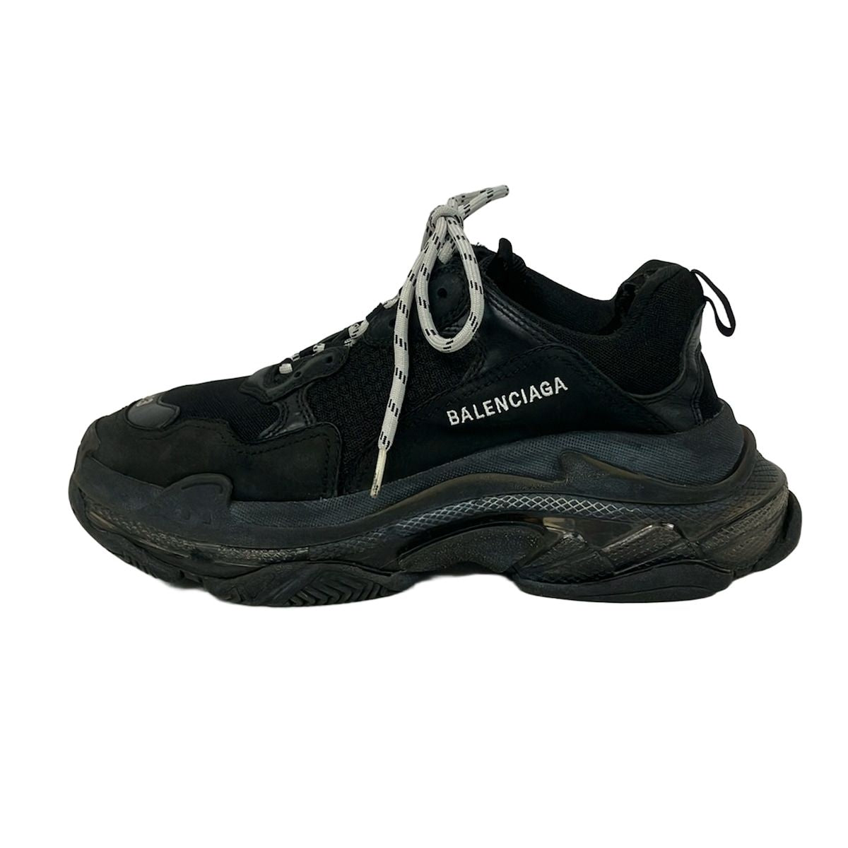 Balenciaga Sneakers Triple S Black Leather