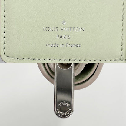 Louis Vuitton Trifold Wallet Monogram Mahina Portefeuille Compact Mini Ivory — view 6