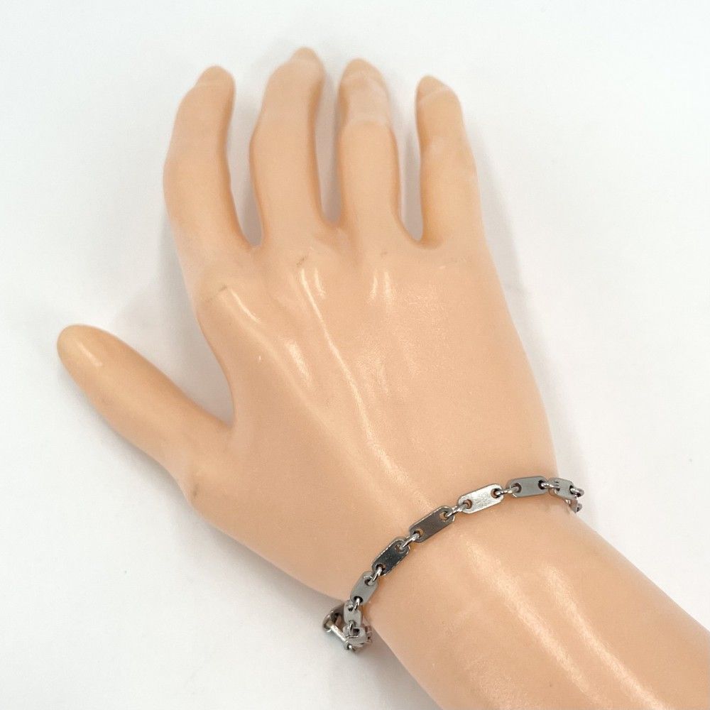 Cartier Bangle Figaro 18k WG Bracelet White Gold — view 2