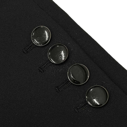 Hermes Silk Tailored Jacket Black 42 — view 9