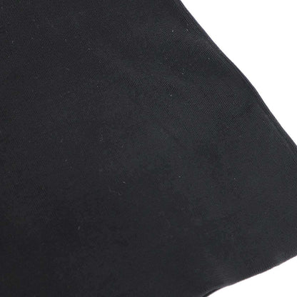 Chanel Long Sleeve Ribbon Knit Polo Shirt Black White 42 — view 6