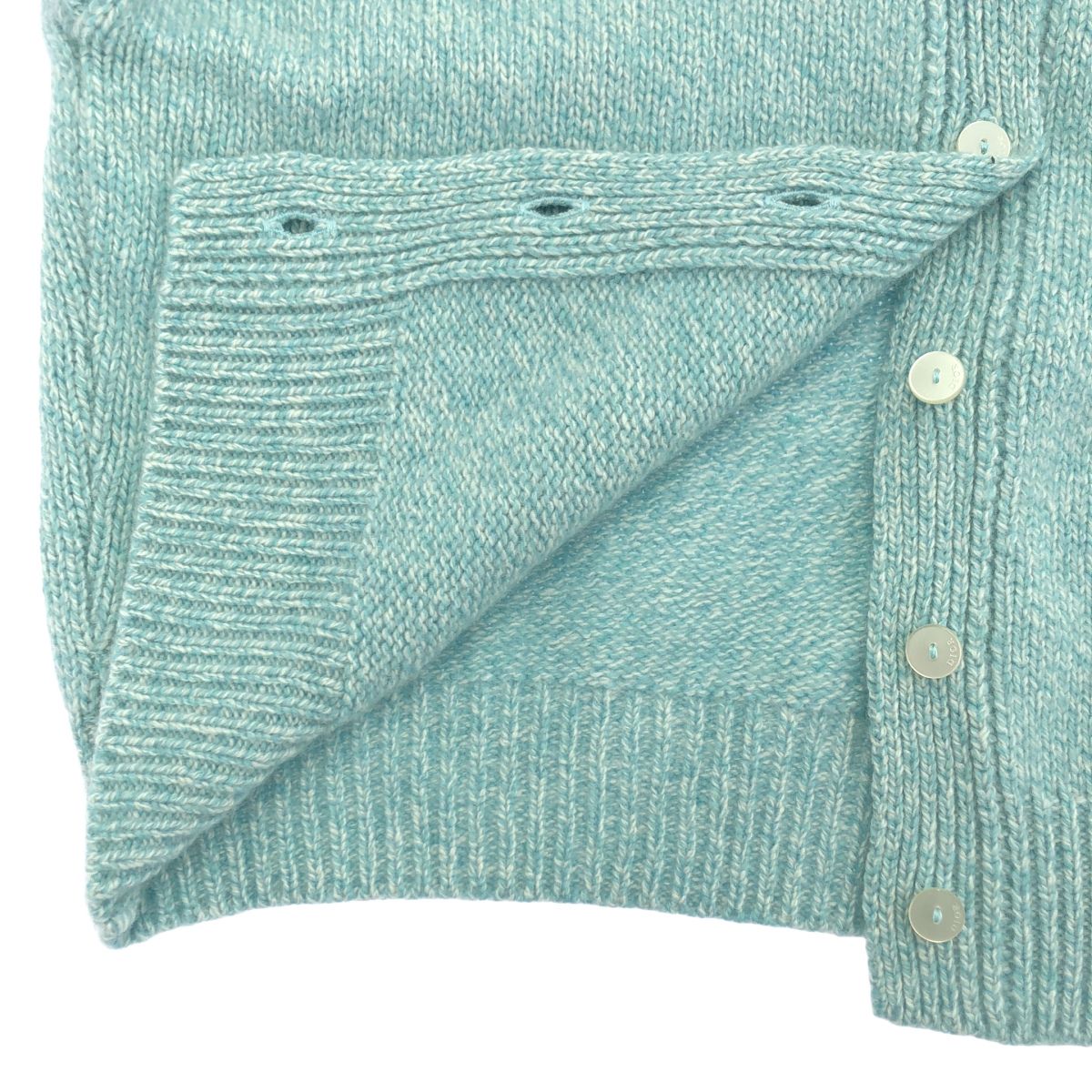 Dior Kids Embroidered Knit Cardigan Green — view 6