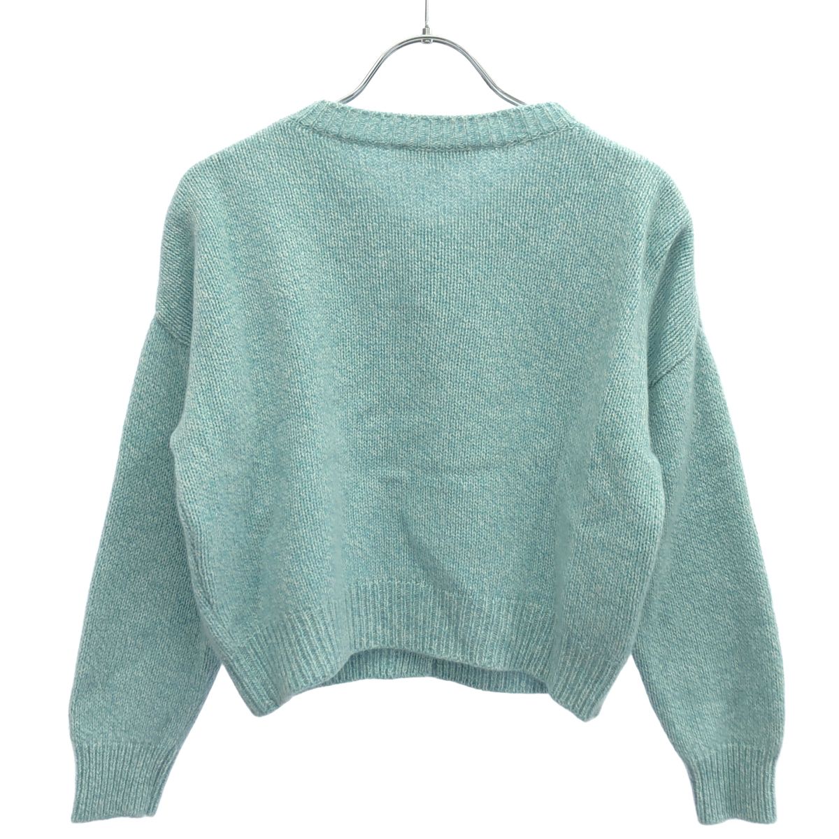 Dior Kids Embroidered Knit Cardigan Green — view 2