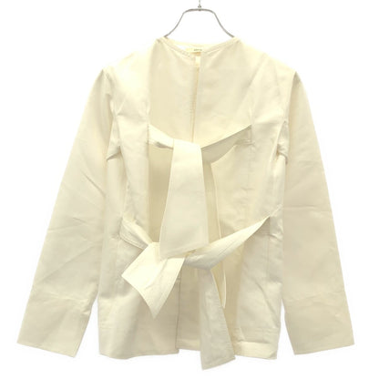 Celine by Phoebe Philo Double Belt Jacket 2 White 34