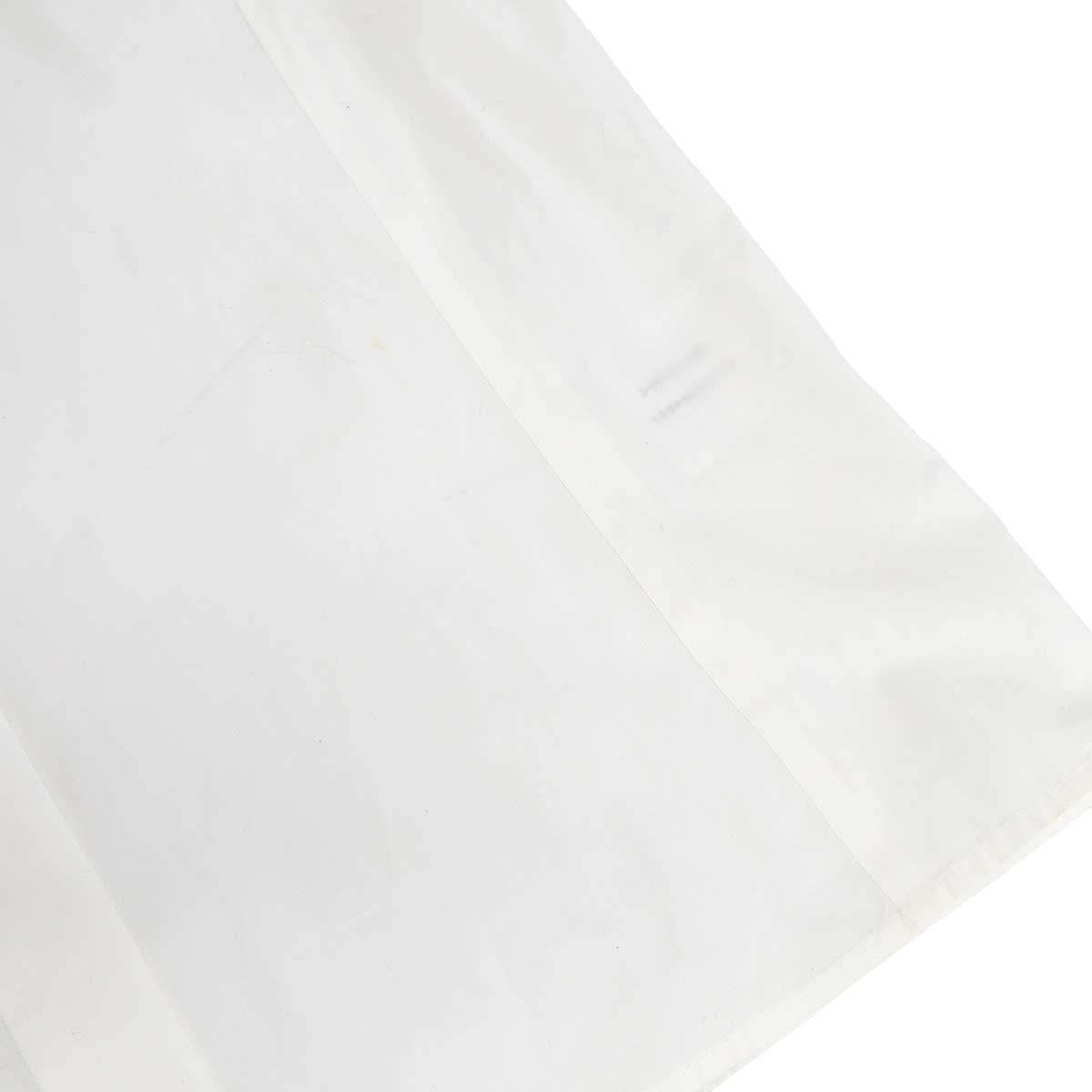 Chanel Bijou Button Sleeveless High Neck Blouse Shirt White 42 — view 5
