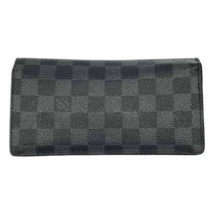 Louis Vuitton Portefeuille Brazza Damier Graphite Bifold Wallet Black — view 2