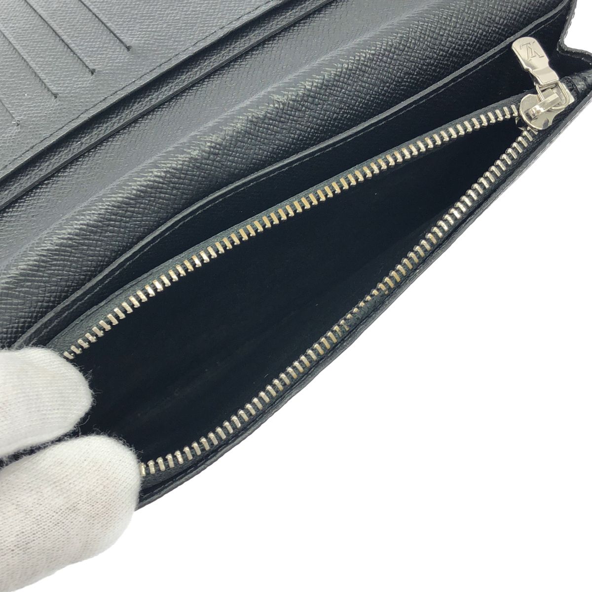 Louis Vuitton Portefeuille Brazza Damier Graphite Bifold Wallet Black — view 6