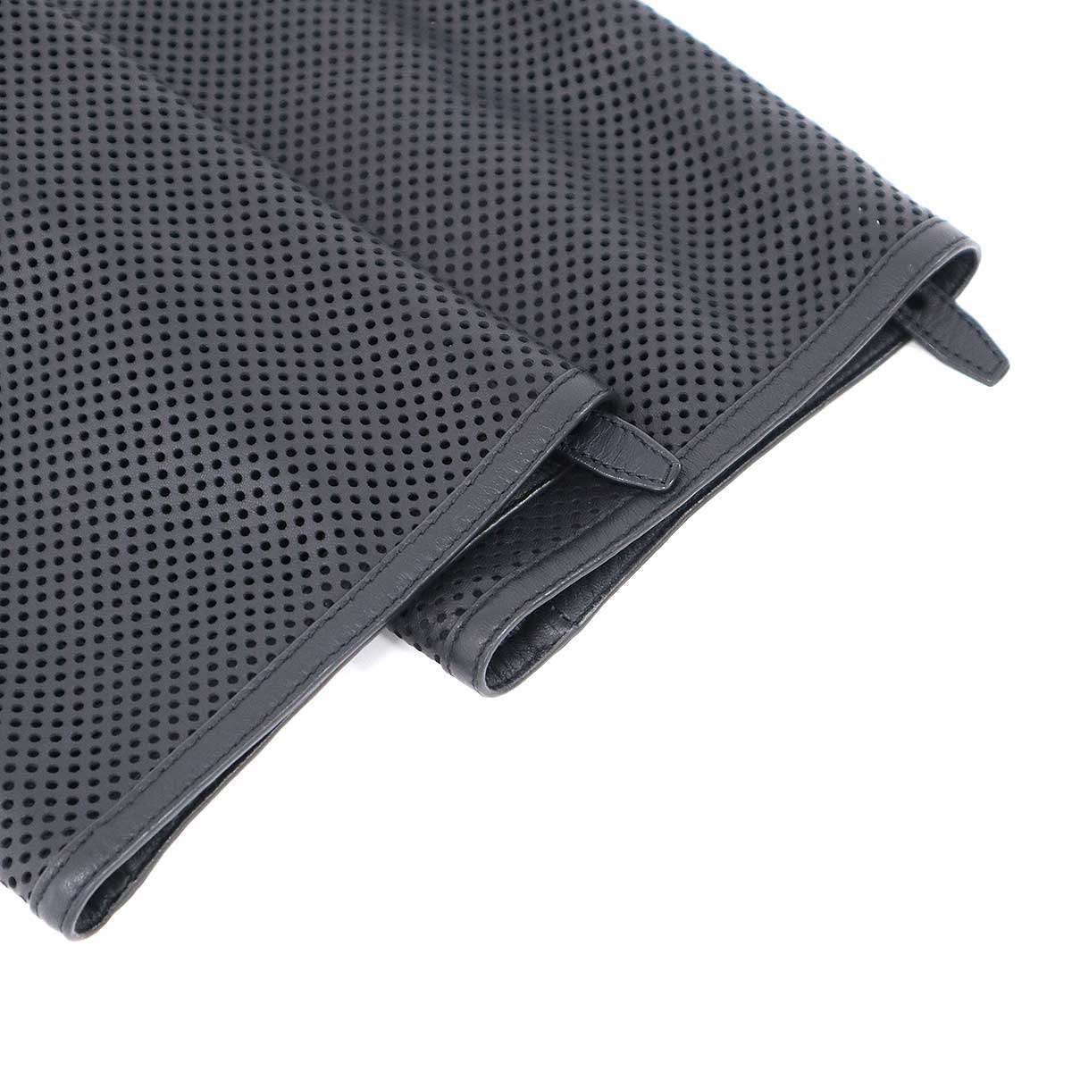 Hermes Perforated Leather Dress — view 5
