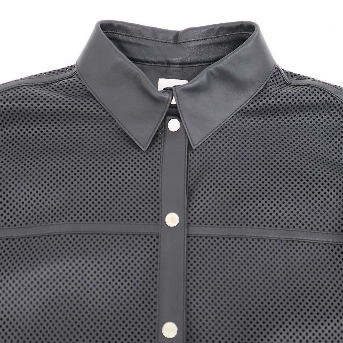 Hermes Perforated Leather Dress — view 4