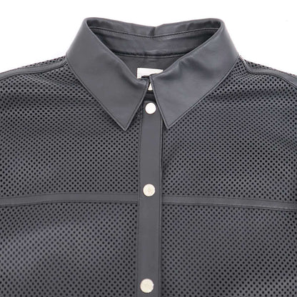 Hermes Perforated Leather Dress — view 4