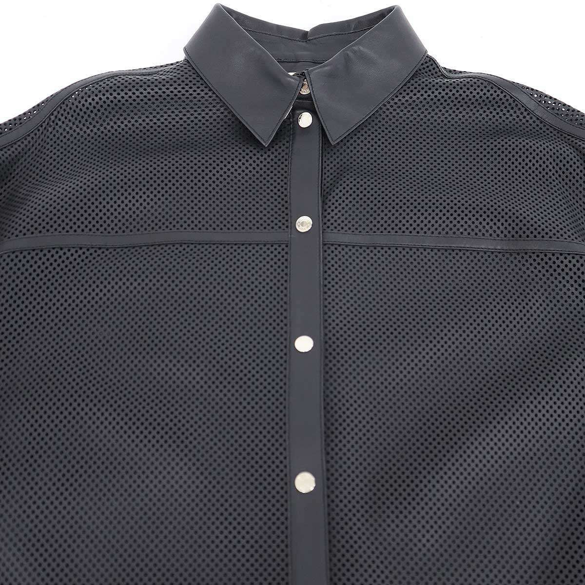 Hermes Perforated Leather Dress — view 7